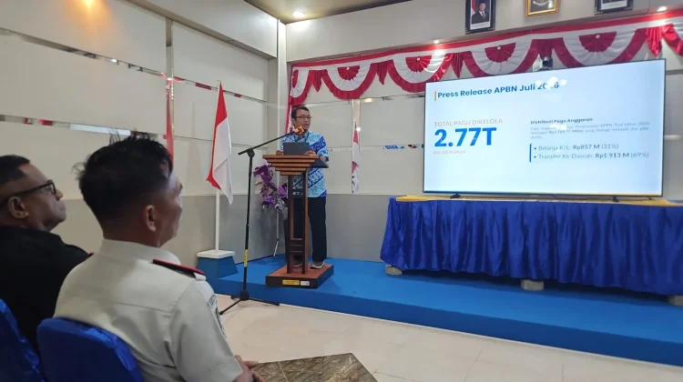 KPPN Tual Kelola Anggaran APBN Rp2,77 Triliun hingga Juli 2026