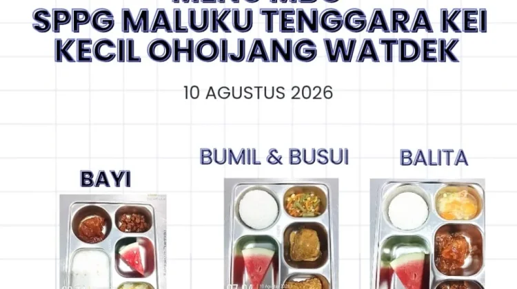 Pasokan Buah Terbatas, SPPG Kei Kecil Ohoijang-Watdek Datangkan dari Ambon