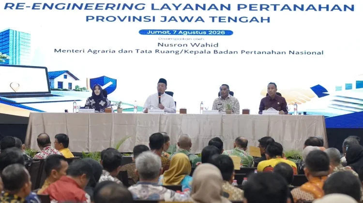 Menteri Nusron Ajak BPKAD dan IPPAT Jateng Perkuat Sinergi Transformasi Layanan