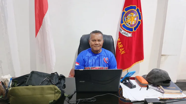 Damkar Kota Tual Imbau Warga Tidak Membakar Lahan Sembarangan