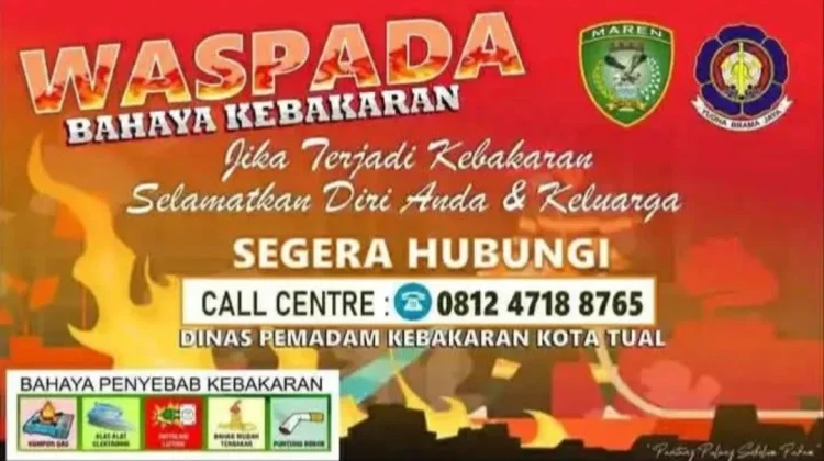 Damkar Kota Tual Ungkap Tiga Penyebab Utama Karhutla
