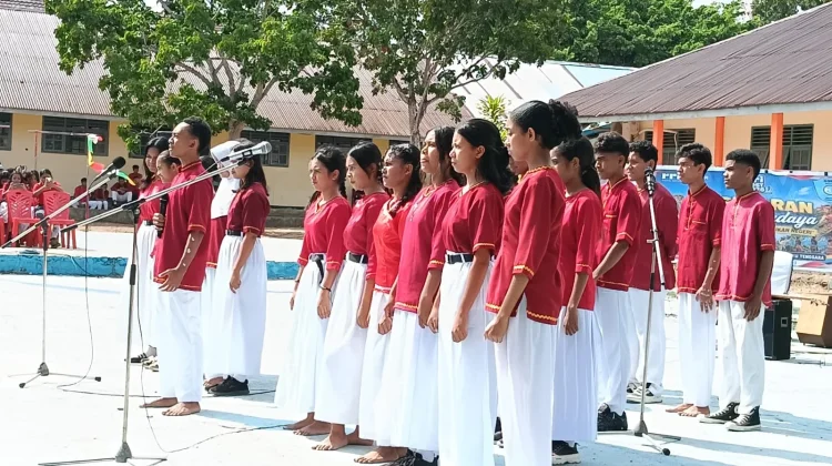 Paduan Suara SMA N 3 Maluku Tenggara Tampil Harmoni dan Memukau di RRI Fest 2026