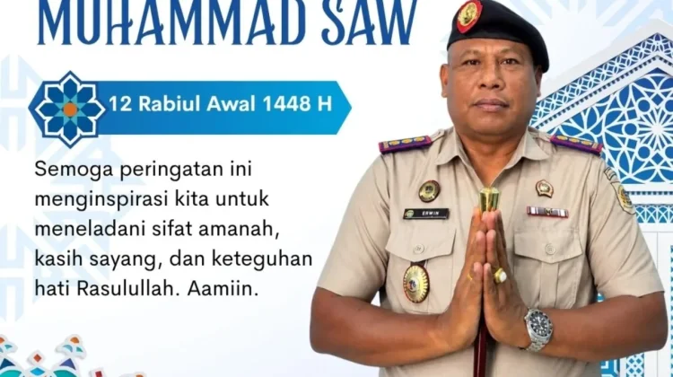 Kantor Pertanahan Malra Sampaikan Pesan Teladan Akhlak Nabi di Ruang Digital