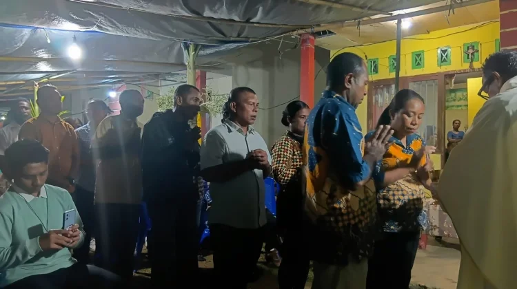 Wakil Uskup Pimpin Misa Syukur Lingkungan Rohani Mgr. Jacobus Grents MSC