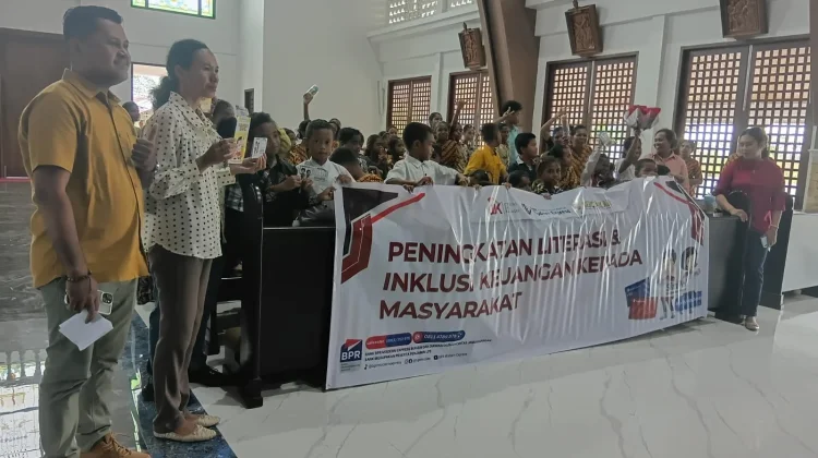 BPR Modern Express Sosialisasikan Literasi dan Inklusi Keuangan kepada Anak Seka