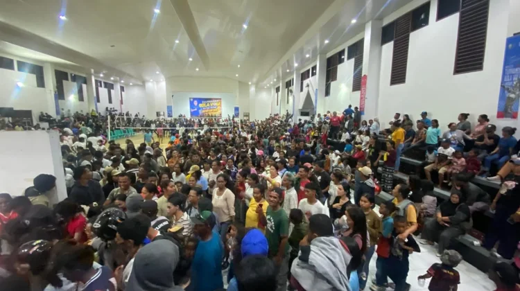 Gedung Serbaguna Larvul Ngabal Sesak, Antusiasme Warga Malra Meluap di Bupati Cup