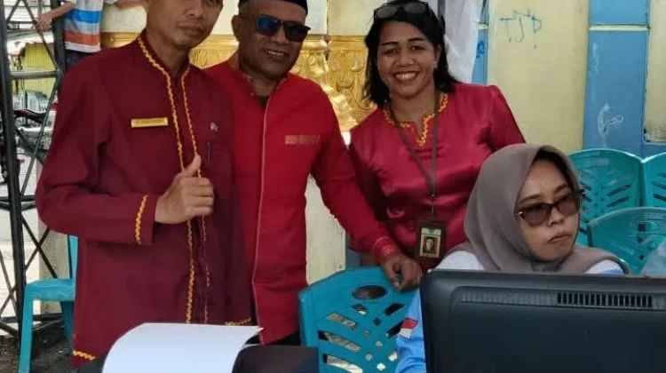 Disdukcapil Tual Gelar Jemput Bola Permudah Urus Dokumen