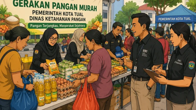 Pemkot Tual Ajak Masyarakat dan Wartawan Dukung Pengendalian Inflasi