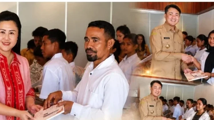 Bupati Ricky Jauwerissa dan Istri Dukung Cita-Cita Anak Tanimbar.