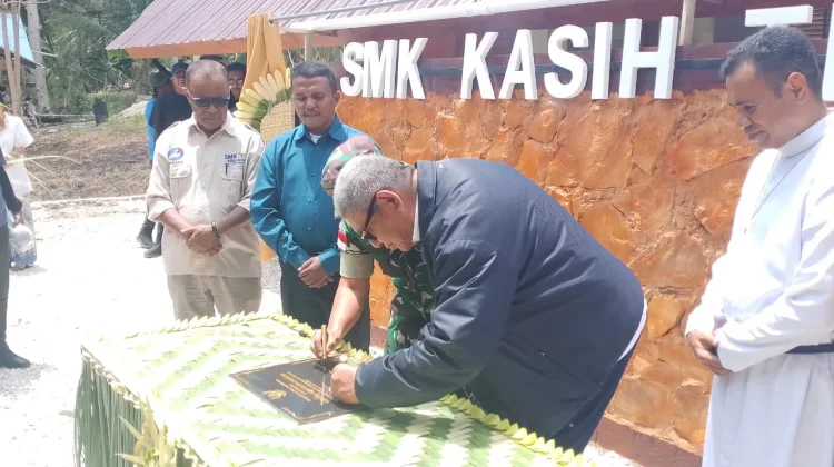 SMK Kasih Theresia Bombai Resmikan Gedung Baru setelah 4 Tahun Berjuang