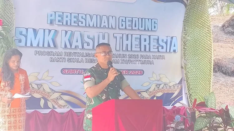 SMK Kasih Theresia Resmi Dibuka, Dandim: Investasi SDM untuk Indonesia Emas