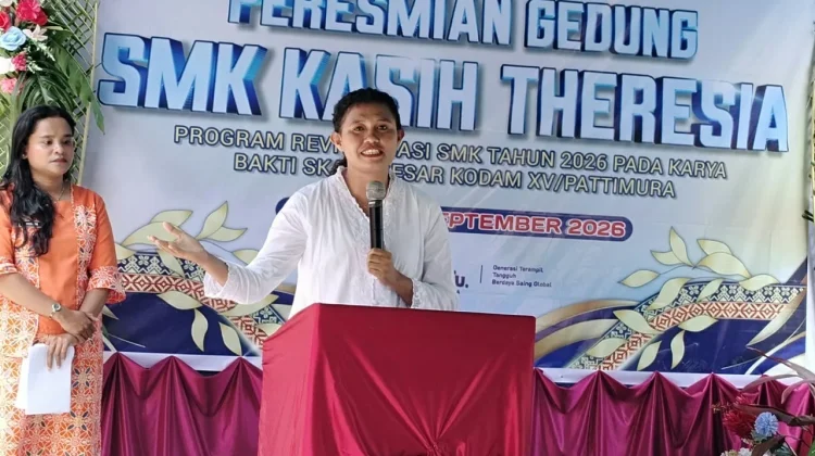 Empat Tahun Menumpang, SMK Kasih Theresia Kini Punya Gedung Sendiri