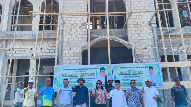 Bupati Thaher: Masjid An-Nur Harus selesai Dengan Gotong Royong