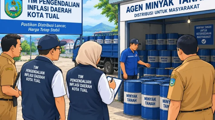 TPID Kota Tual Perketat Pengawasan Distribusi Minyak Tanah Bersubsidi