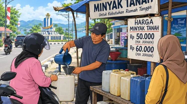 Minyak Tanah Dijual hingga Rp60 Ribu per Jeriken, Pemkot Tual Perketat Pengawasan