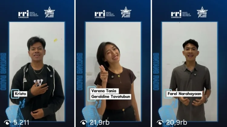 Bintang Radio RRI Langgur 2026 Hadirkan Lima Peserta Putra dan Lima Putri