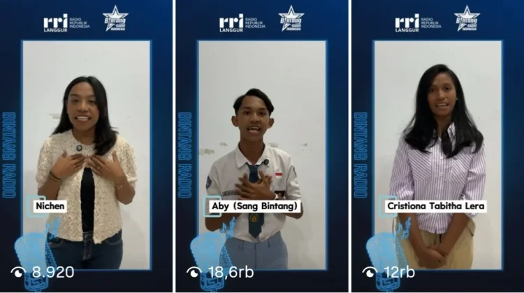 Bintang Radio RRI Langgur 2026 Hadirkan Lima Peserta Putra dan Lima Putri