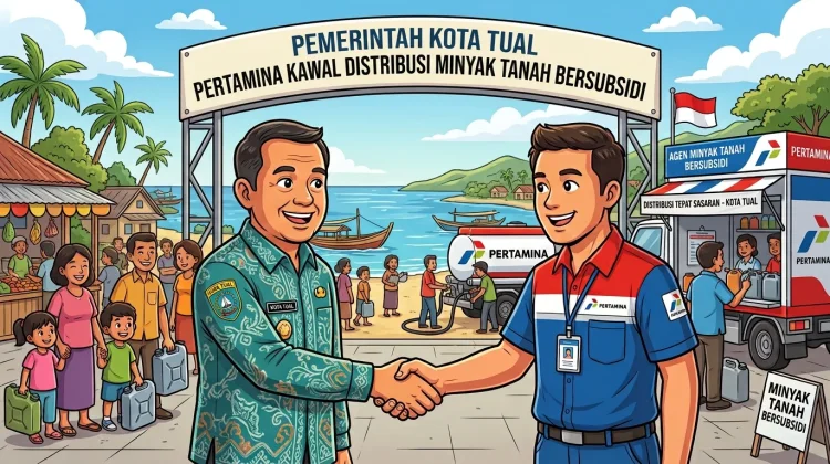 Pemkot Tual Gandeng Pertamina Kawal Distribusi Minyak Tanah Bersubsidi