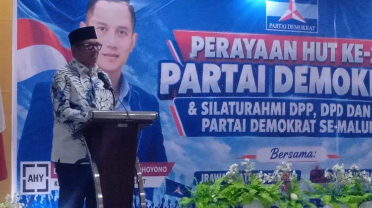 Bupati Thaher Hadiri Acara Perayaan HUT Ke-25 Partai Demokrat
