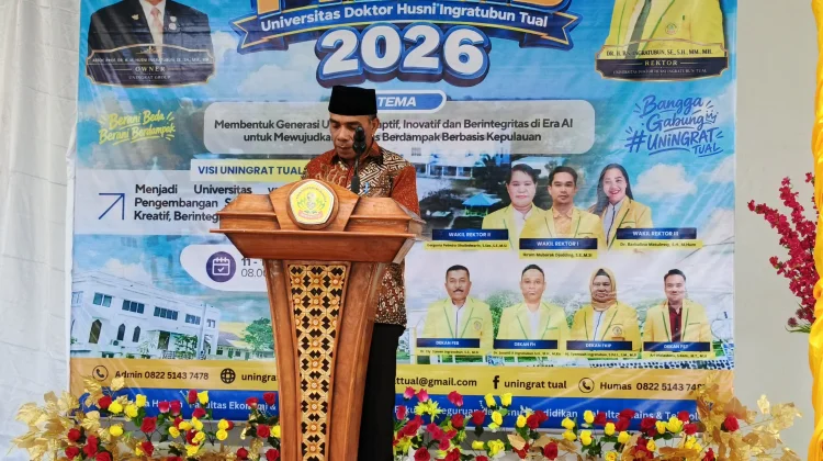Wali Kota Tual Resmi Buka PPKKMB UNINGRAT Tahun Akademik 2026–2027