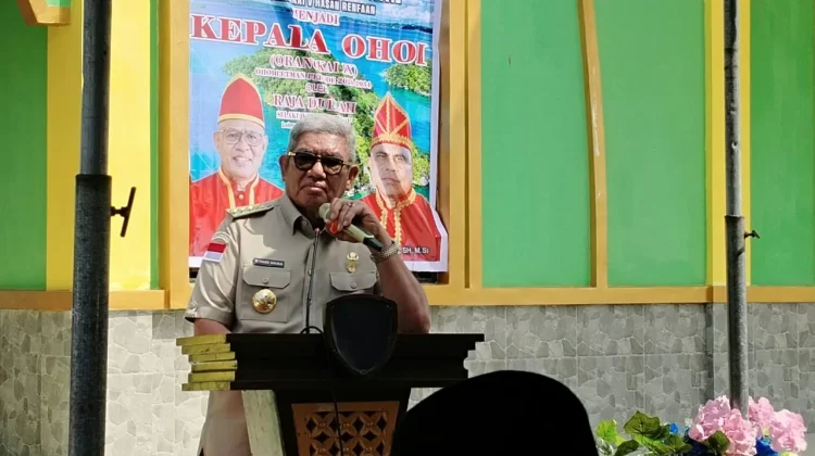 Bupati Malra Ingatkan Perangkat Ohoi Letman Jalankan Tugas Secara Konsisten