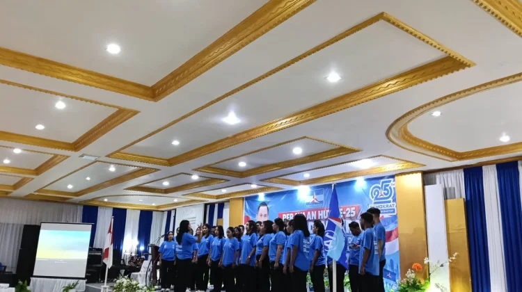 Evav Madrigal Singers Tampil Harmoni dan Memukau di HUT ke-25 Partai Demokrat