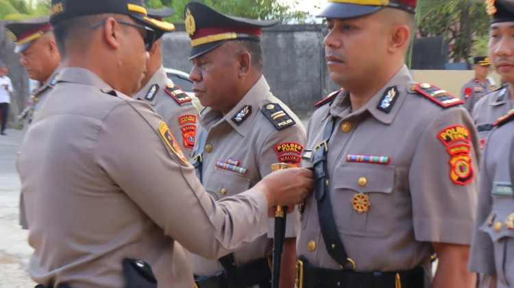 Kapolres Malra Pimpin Sertijab 5 Jabatan Struktural