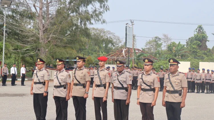 Polres Kepulauan Aru Gelar Sertijab Wakapolres dan Sejumlah Pejabat Utama