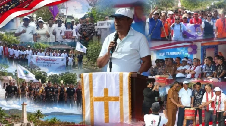 Pemda Kabupaten Kepulauan Tanimbar Hadiri Perayaan HUT ke-91 GPM di Kota Larat