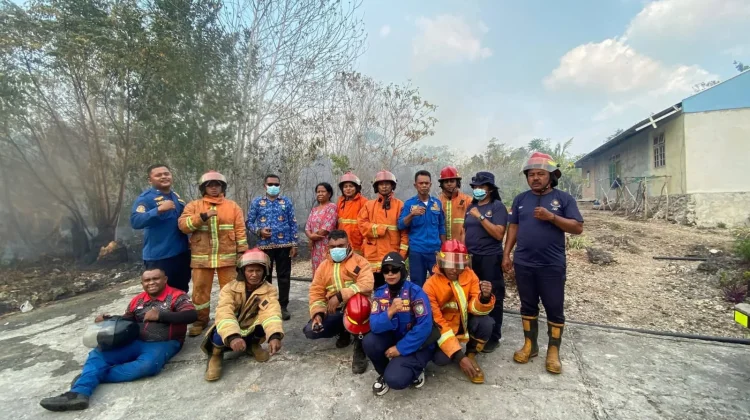 Manyeuw Darurat Karhutla, Sehari Dua Titik Dekat Permukiman Terbakar