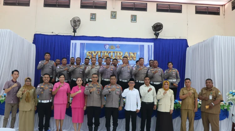 Polres Kepulauan Aru Gelar Syukuran Hari Lalu Lintas Bhayangkara ke-71