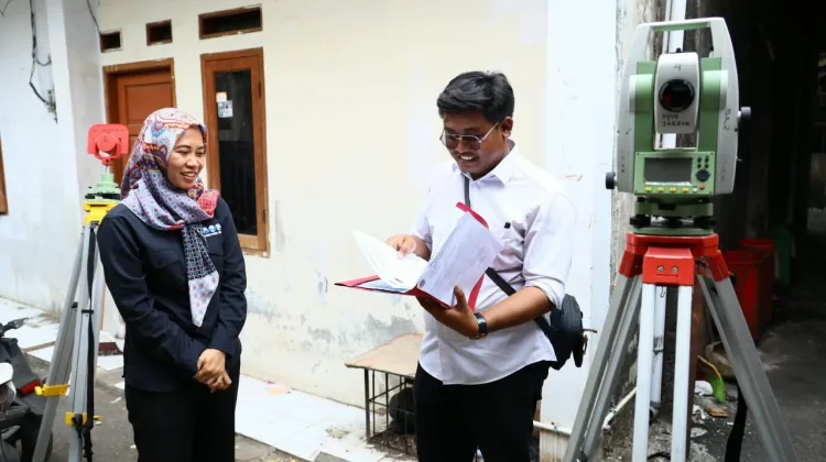 Pengukuran Terjadwal Percepat Layanan Pertanahan, Warga Dapat Kepastian Waktu