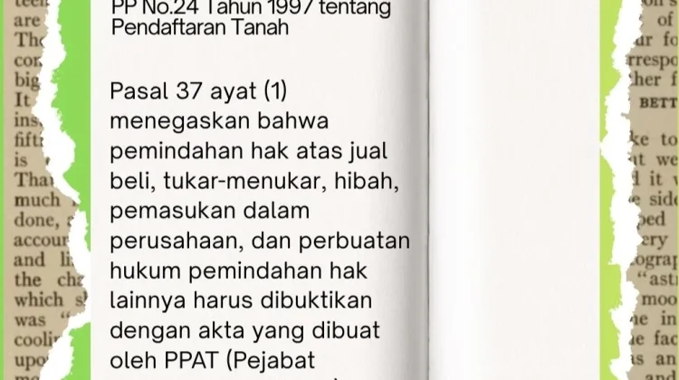 Kantah Maluku Tenggara Jelaskan Syarat Peralihan Hak Atas Tanah karena Jual Beli