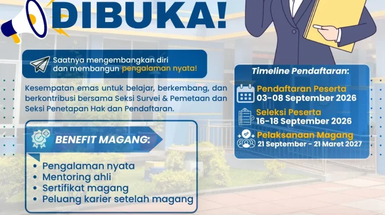 Kantah Maluku Tenggara Buka Program Magang Hub Kemnaker Gelombang 2