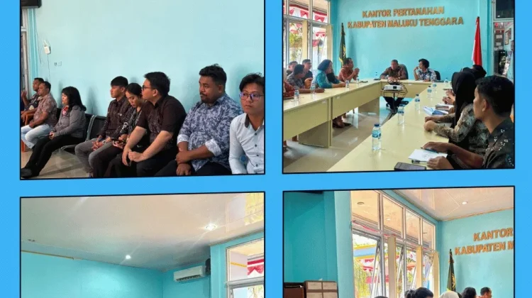 Kantah Maluku Tenggara Terima Kunjungan Kerja