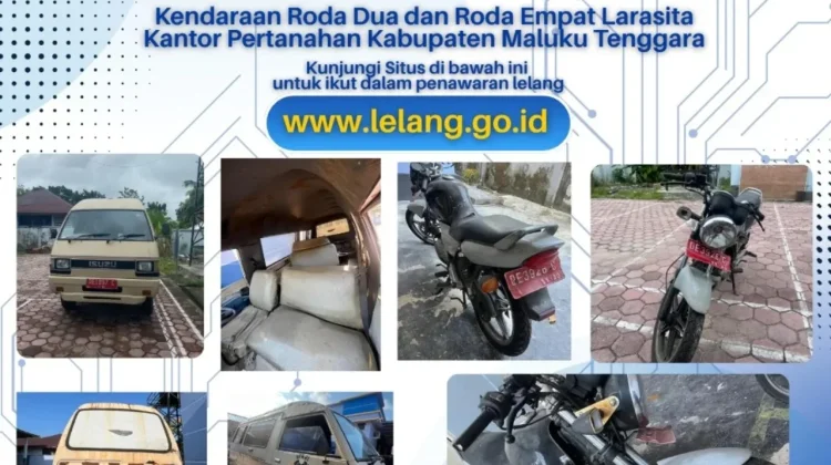 Kantah Maluku Tenggara Buka Lelang Kendaraan Dinas