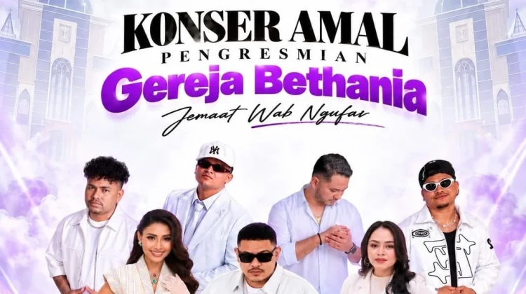 Tiket Konser Amal Gereja Wab Ngufar Tembus 5 Ribu, Target 9 Ribu