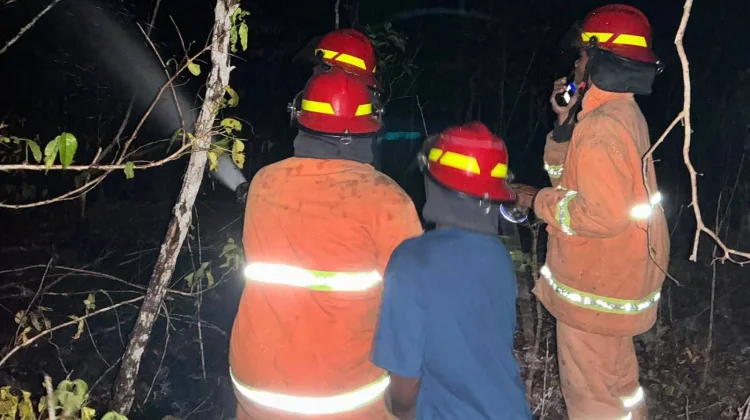Dua Kebakaran dalam Sehari, Damkar Malra Bergerak Cepat Padamkan Api di Kei Kecil