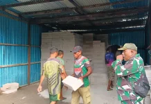 Gunakan Bata Hebel, Satgas TMMD Ke-127 Kodim 1503/Tual Percepat Pembangunan RTLH MCK