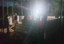 Satgas TMMD Ke-127 Kodim 1503/Tual Lembur Pemasangan Bata Ringan RTLH Dikebut