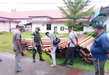 Satgas TMMD Ke-127 Kodim 1503/Tual Kirim Material RTLH ke Longgar dan Apara