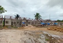 Pembangunan 50 Rumah Subsidi Aru Capai 50 Persen