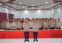 Persiapkan Operasi Ketupat Salawaku 2026, Polres Tual Gelar Latpraops