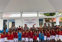 Polwan dan Bhayangkari Malra Kunjungi 60 Siswa TK