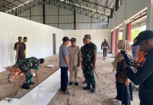 Pangdam XV/Pattimura Lakukann Peninjauan Pembangunan KPM