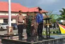 Bupati Kepulauan Aru Pimpin Apel Gelar Pasukan Operasi Ketupat 2026
