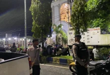 Amankan Jalannya Ibadah Paskah, Polres Malra Terjunkan Personil Berjaga