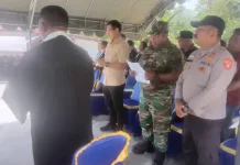 Koramil 1503-02/Elat Hadiri Pembangunan Rumah Dinas dan Home Stay Klasis Kei Besar