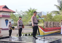Kapolres Aru Tekankan Profesionalisme Pejabat Baru Polres