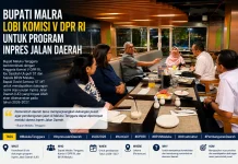 Bupati Malra Lobi Komisi V DPR RI untuk Program Inpres Jalan Daerah